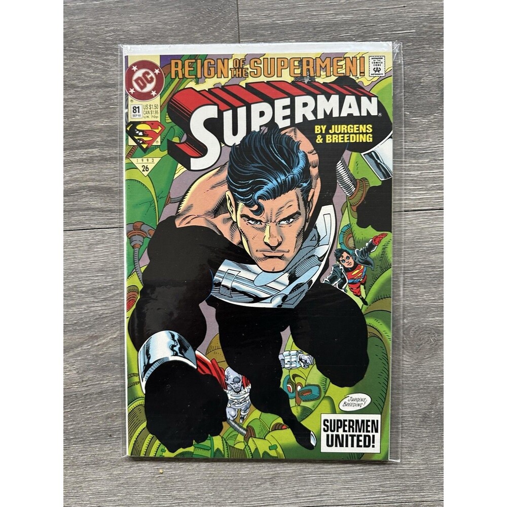 DC Superman #81 Single Issue Comic 1993 Jurgens & Breeding Color US Comics